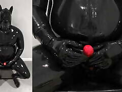 Latex puppy wanks spy ass nude beach cums. Its new rubbber reality for him
