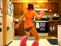 Go-go Dancing in Polka Dot Bikini II