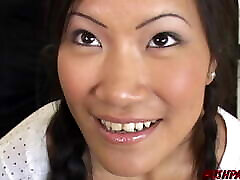 Christy Aguchi plays sucky sucky fucky fucky in First Scene