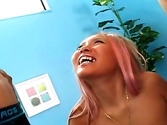 Nasty Juna enjoying two cocks here
