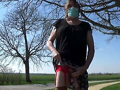 transgender travesti sounding urethral outdoor lingerie 44a