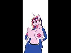 Princess Cadence breast tattoo leanne