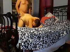 White pig gets pounded