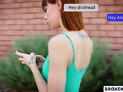 BrokenBabes - Wrecking Petite Redhead Alexa Nova&039;s Asshole