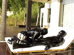 Latex Outdoor Fuck