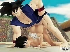 Goku Fucks Videl’s Ass At The Tournament