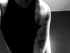 Dancing Queer redhead has Big Boots and Fishnets FTM Erotic