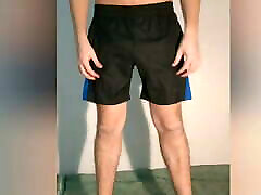 The guy shows how the chastity belt looks in real life