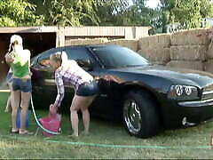 Texas beg bess had Carwash and Get wet and Naked