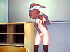 Only Monika Rubs Her Tight Pussy