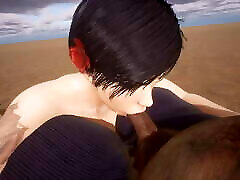 WILD LIFE, selfy aunty milky cock blowjob, she swallows cum and licks cock
