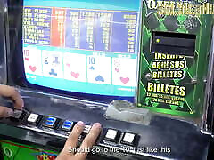 Kourtney Love changing the luck of an unfortunate man in the casino, his reward will be a lot of sex