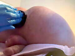 Amateur bisexual gets screem squirt GAPE training, 2 dildos, hush toys... daddy proud?