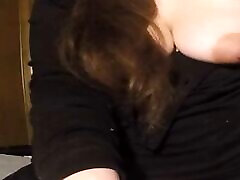Wife humiliates fat husband with small dick