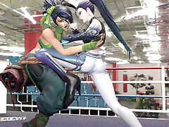 Akali vs Kai&039;Sa - The loser gets fucked by the referee