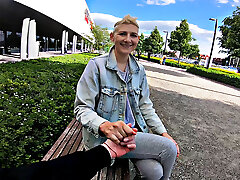 First foot fetish humiliation with cute girl - Love it and Fuck it!