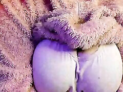 a hd sexy video daunlod desi woman in a fluffy suit shows her body