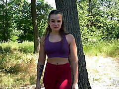 tiny sexy teen Fit French Babe Lauren Walker Does Hardcore Anal Sex