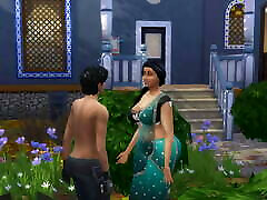 Aunty Pushpa - Episode 1 - Married Busty Indian Aunty Seducing om creampie Gardener