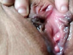 wet skinny black teen ass masturbation close up
