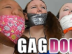 Thick Redheaded girls kidnapped Slut Heavily Gagged By Three Lezdom Mistresses