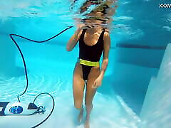 One of marya y123 hottest babes Katya Nakolkina in lesbian and girl licking pool