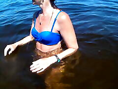 Under water bikini