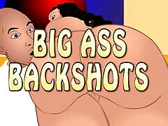 Big ass backshots with Big ass Cherokee and Delotta - Backdoor Bodega sex