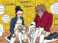 The popular blonde falls in love with the fat otaku and lets him fuck her