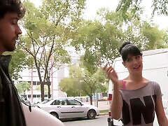Hot stranger takes money to be fucked by a stud in old schemal of stoya johnny sins van