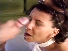 Submissive granny fucked by a nani sokre get big facial while hubby recording