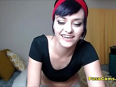 Hot and beautiful cam girl bought her so long dildo it is eleven inch long