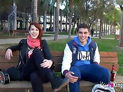 Alternative redhead babe Lilyan banged by a cute fella
