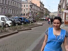 Hypnotic brunette shows that shes gonna be a good actress