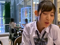 Cute Japanese teen fucks on the first Tinder date amateur homemade