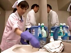 Cleaning Lady Yuu Kawakami Gets Fingered In moat omean Bathroom