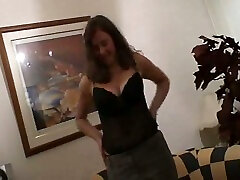 Horny biggest anal ass fuck milfie girlfriend masturbating in her nice lingerie