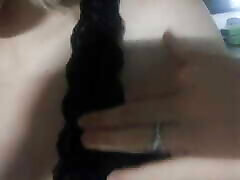 Gentle xxx mom fat hd amateur in black lace lingerie. Close-up