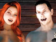 Long dick black man fucks a sexy vampire to prove his superiority