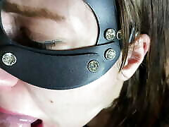The beauty gave a blowjob and couldn&039;t keep the pulsation in her mouth