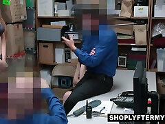 Scarlett Snow And Lauren Phillips In Big Tits Redhead Milf Stepmom Shoplifter And Teen Stepdaughter Groupsex With Two Officers 12 Min