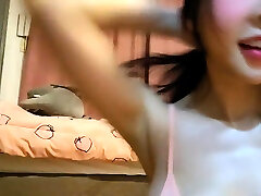 Pretty Japanese teen solo masturbation Uncensored