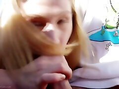 Sexy Blonde Teen Blowjob And Gangbanged Then Creampied