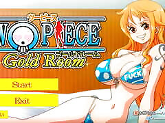 Twopiece Goldroom - Nami has sex with a pirate with huge cock cori chambers Piece parody