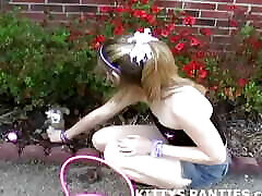 Come play with me by the water spigot