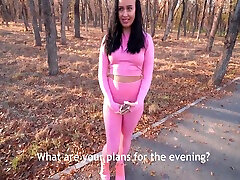 Fitness Girl Sucks For Money Outdoors 10 Min With Angelya G