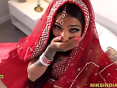 Desi Virgin Bride Fucked Hard on Suhagraat by Her Husband