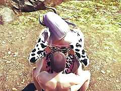 A farmer tending to his Cow : sex pblic japan girl Hentai