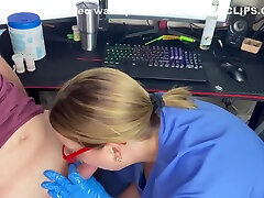 Milf Doctor Creampied By Patient During tumblr thong Examination
