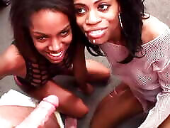 Perfect Pov with two bitches!